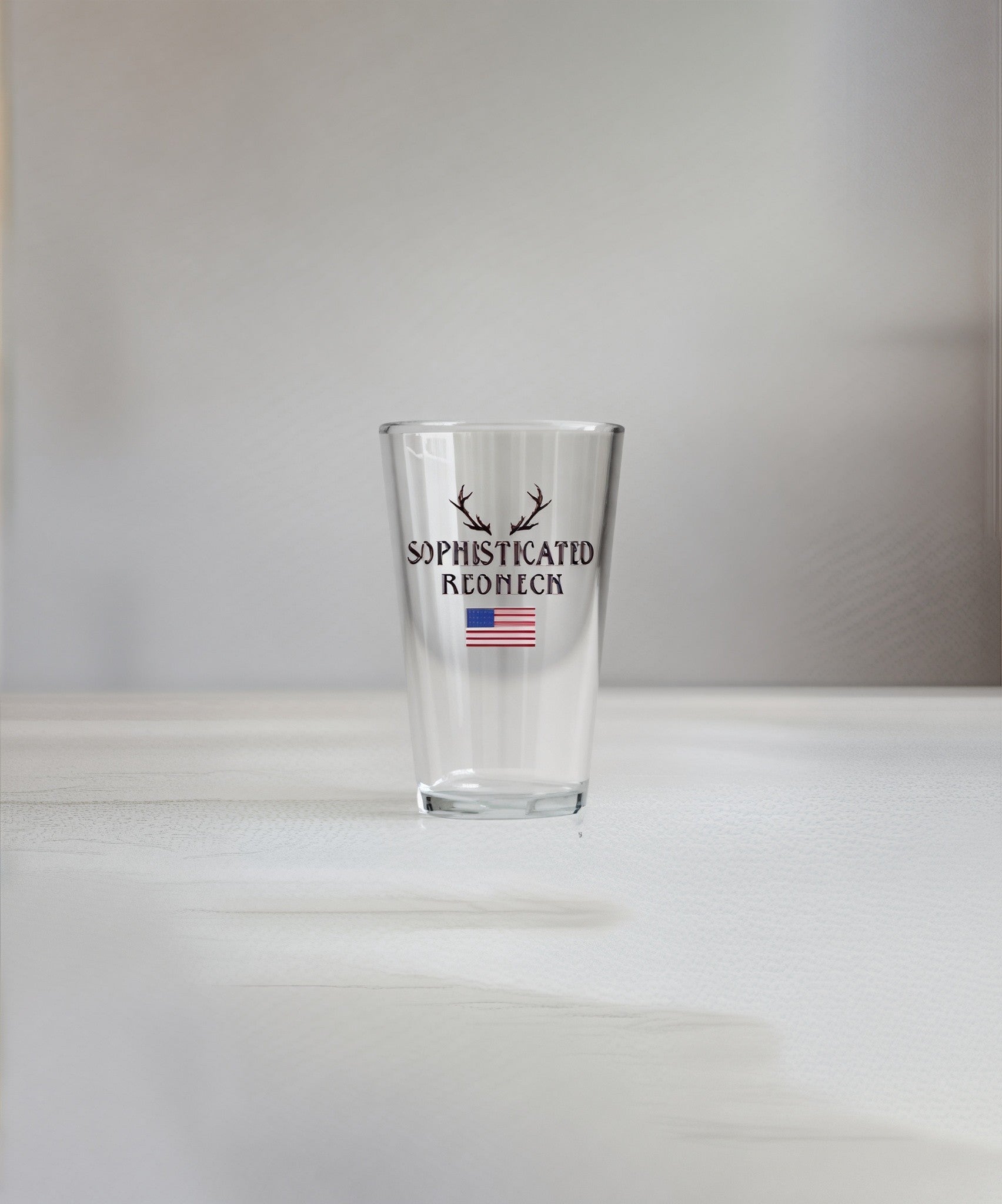 Sophisticated Redneck Pint Glass